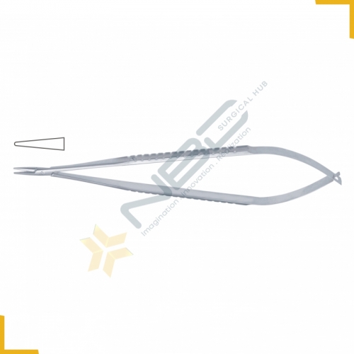 Micro Needle Holder Straight - With Lock