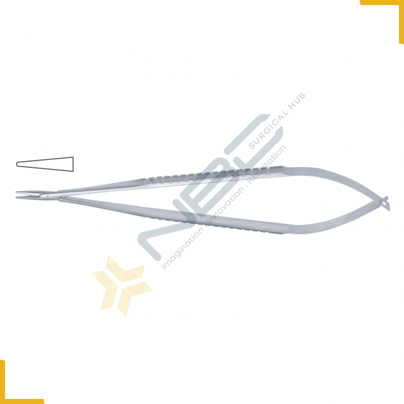 Micro Needle Holder Straight - With Lock