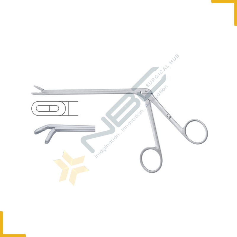 Laminectomy Rongeur Down - Fenestrated and Serrated Jaws