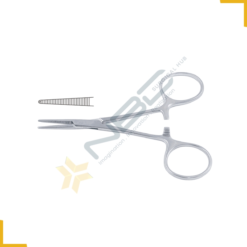 Hartmann Haemostatic Forcep Straight - 1 x 2 Teeth