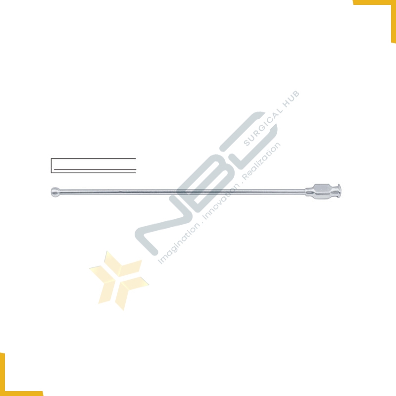 Schmid Vessel Irrigation Cannula Malleable - With Luer Lock Connection