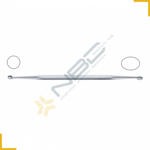 Bone Curette Double Ended - Round/Oval