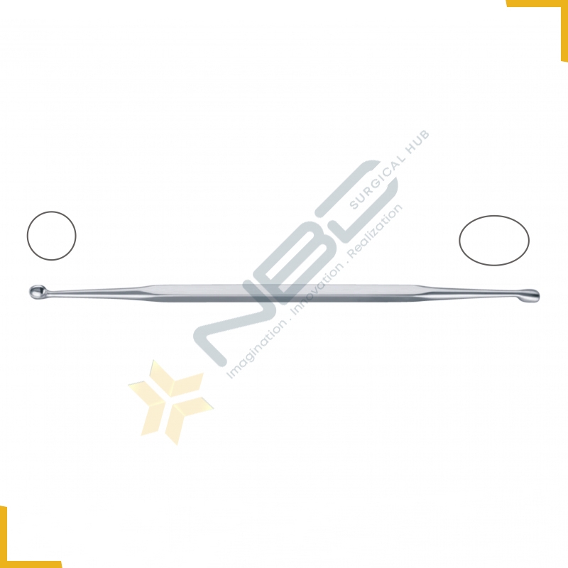 Bone Curette Double Ended - Round/Oval