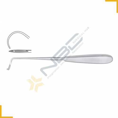 Deschamps Ligature Needle Sharp for Right Hand Medium