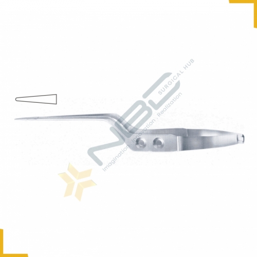 Yasargil Micro Needle Holder Straight - Bayonet Shaped - Smooth Jaws