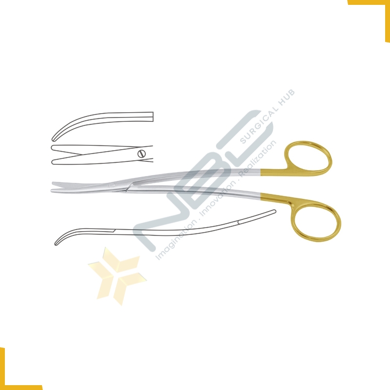 TC Metzenbaum Fine Dissecting Scissor Slender Pattern Curved S Shaped