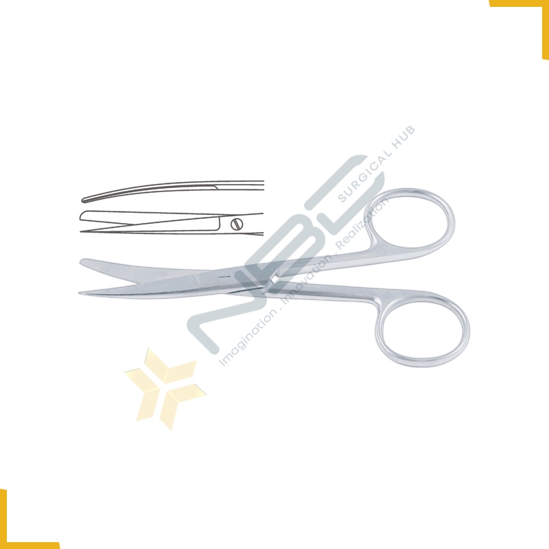 Operating Scissor Slim Profile Curved Sharp / Blunt