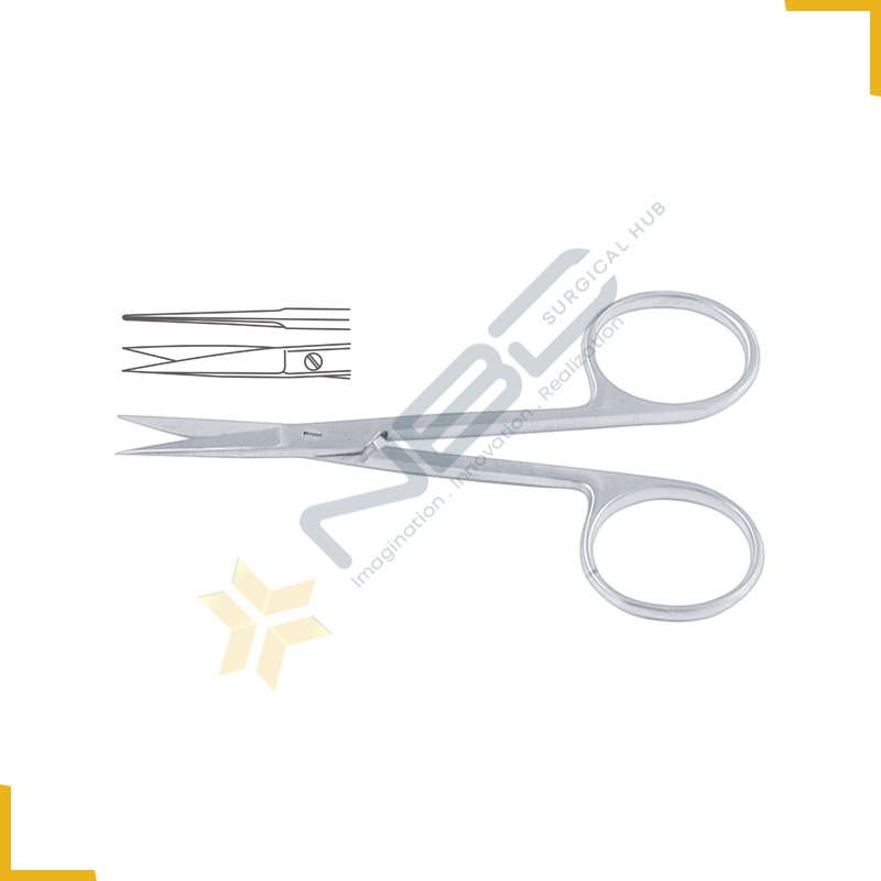 Iris Scissor With Extra Flat Blades