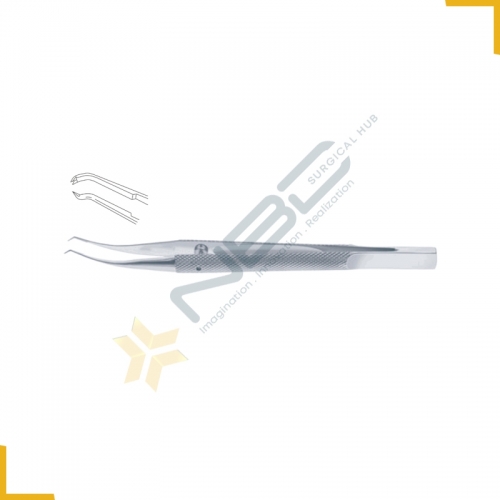 Girard Corneoscleral Forcep 1 x 2 Teeth with Tying Platform - For Right Hand