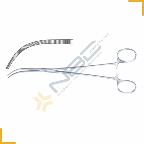 Overholt-Mixter Dissecting and Ligature Forcep Curved