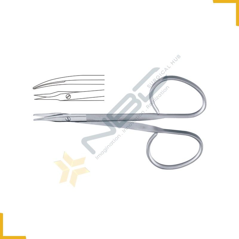 Stevens Ribbon Tenotomy Scissor Curved Flat Shanks Sharp