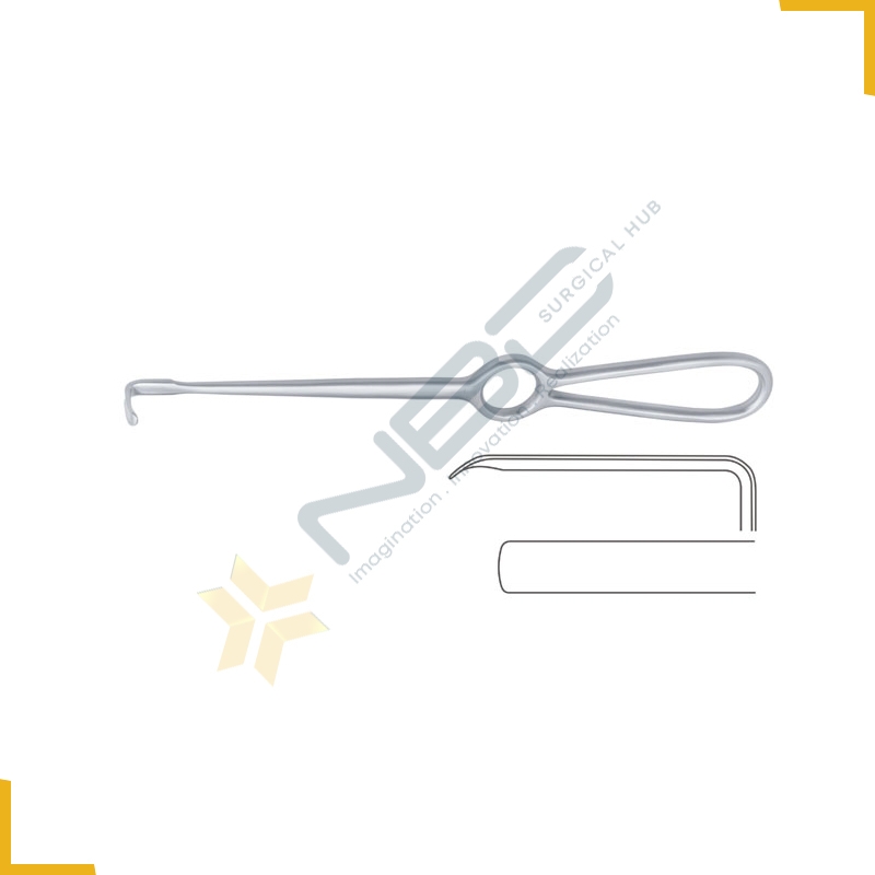 Obwegeser Soft Tissue Retractor Bent Downwards