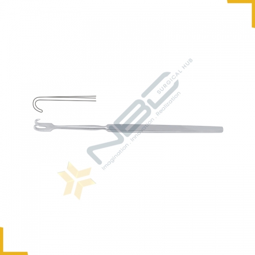 Wound Retractor 3 Blunt Prongs - Small Curve