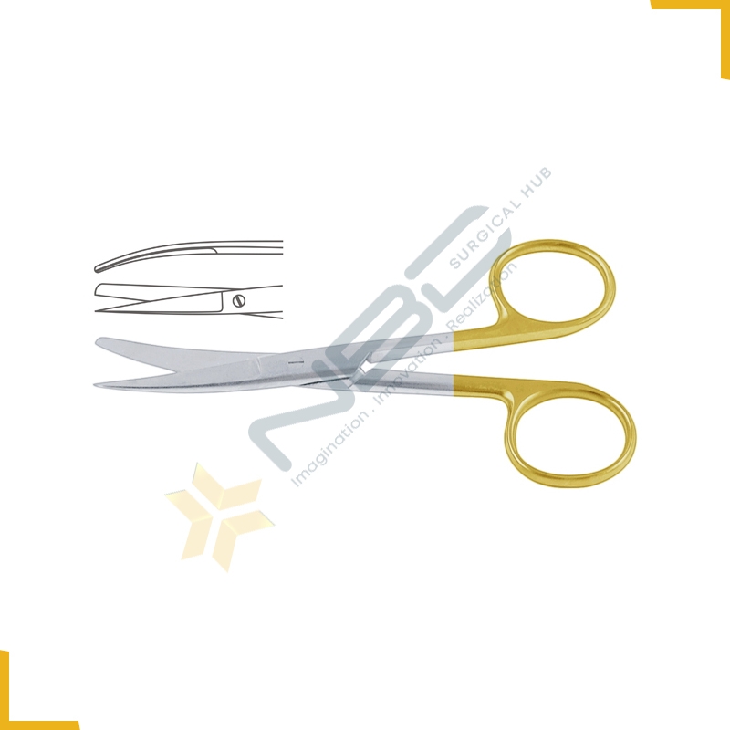 TC Operating Scissor Curved Sharp / Blunt