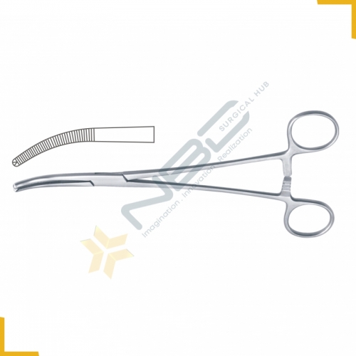 Mikulicz Peritoneum Forcep Curved - 1 x 2 Teeth