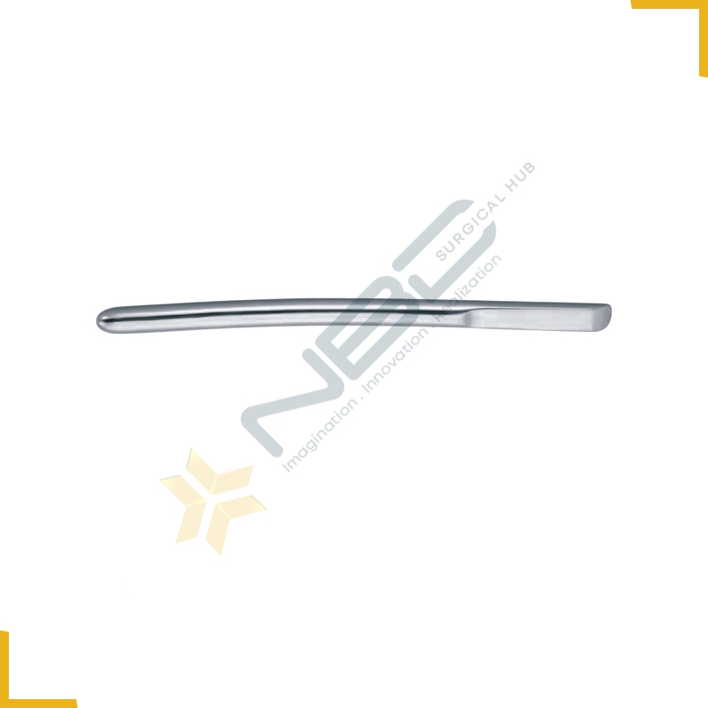 Hegar Uterine Dilator Single Ended Brass - Chrome Plated