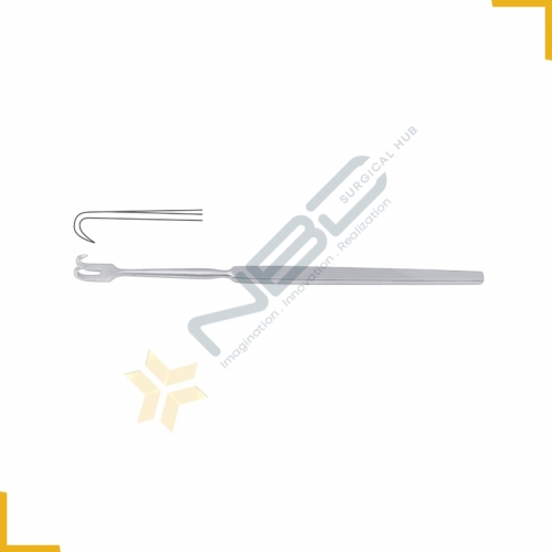 Wound Retractor 3 Sharp Prongs - Small Curve