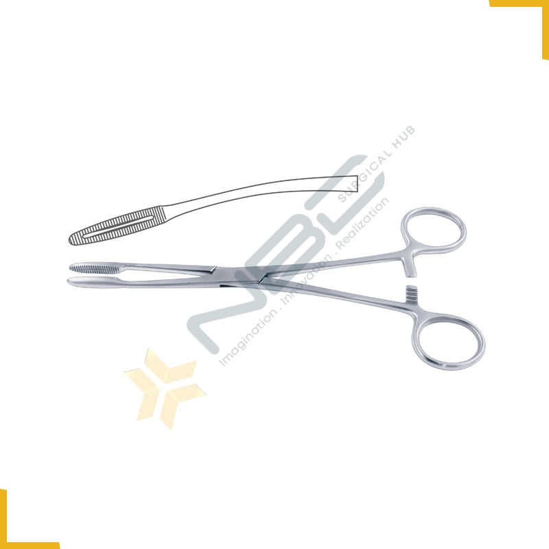 Gross-Maier Dressing Forcep Curved - With Ratchet