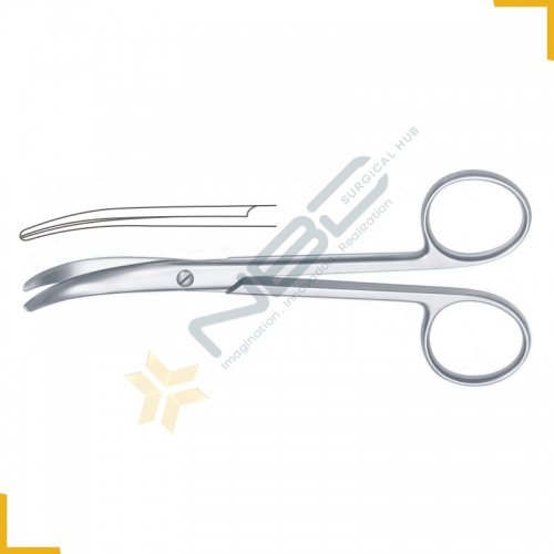 Enucleation Scissor Curved