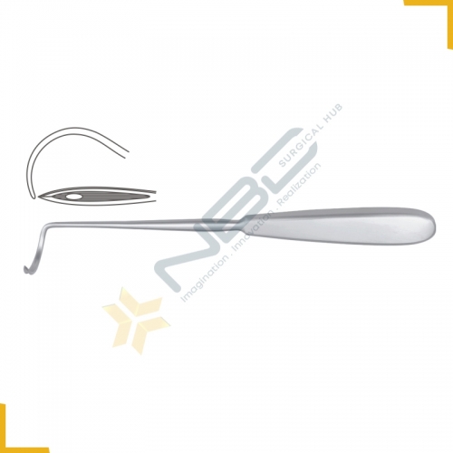 Deschamps Ligature Needle Sharp for Right Hand Large