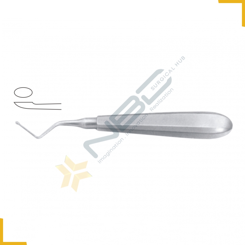 Kerpel Bone Curette Oval - Left