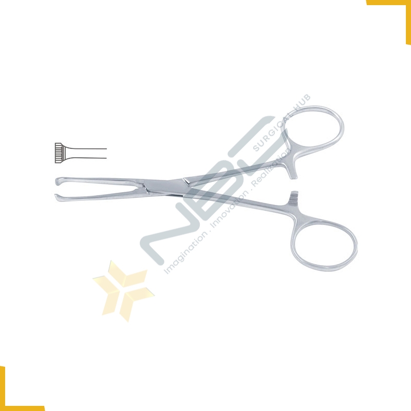 Allis Intestinal and Tissue Grasping Forcep 4 x 5 Teeth