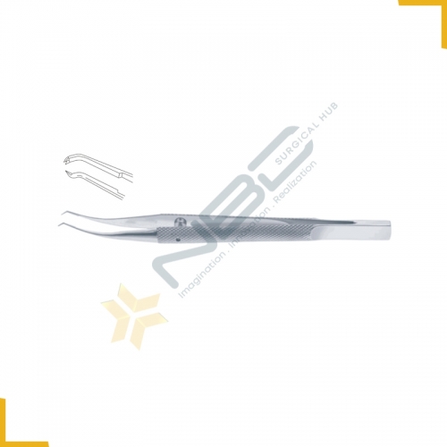 Girard Corneoscleral Forcep 1 x 2 Teeth with Tying Platform - For Left Hand