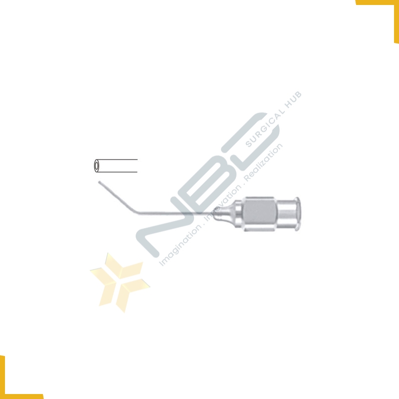 Viscoelastic Aspirating Cannula Angled