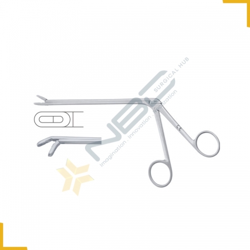 Laminectomy Rongeur Down - Fenestrated and Serrated Jaws