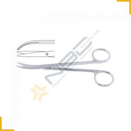 Fomon Nasal Scissor Curved