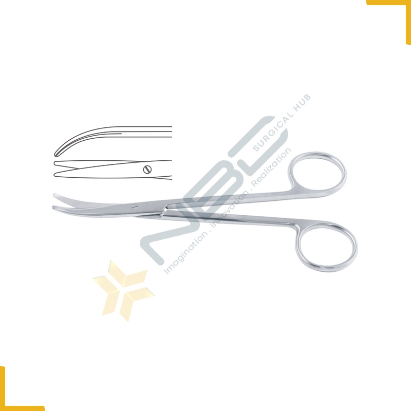 Fomon Nasal Scissor Curved