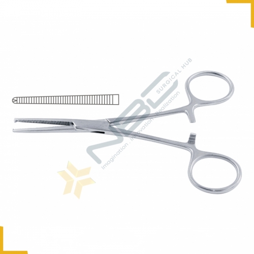 Kocher (Delicate) Haemostatic Forcep Straight - 1 x 2 Teeth