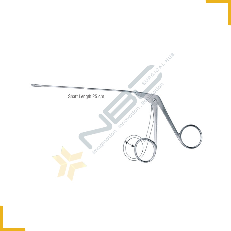 Micro Laryngeal Scissor Straight Shaft Length