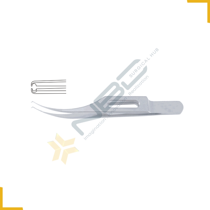 Pierse-Colibri Corneal Forcep 1 x 1 Teeth