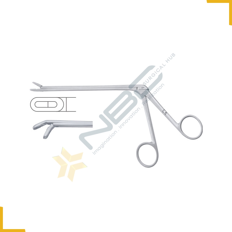 Laminectomy Rongeur Down - Fenestrated and Serrated Jaws