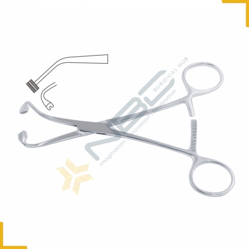 Peers-Bertram Towel Clamp With Jaw for Tube Fixation