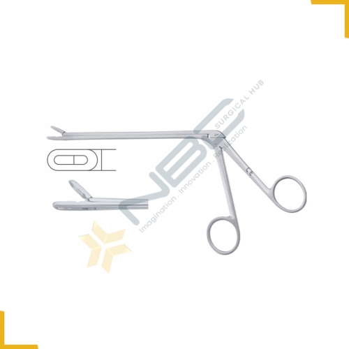 Laminectomy Rongeur Straight - Fenestrated and Serrated Jaws