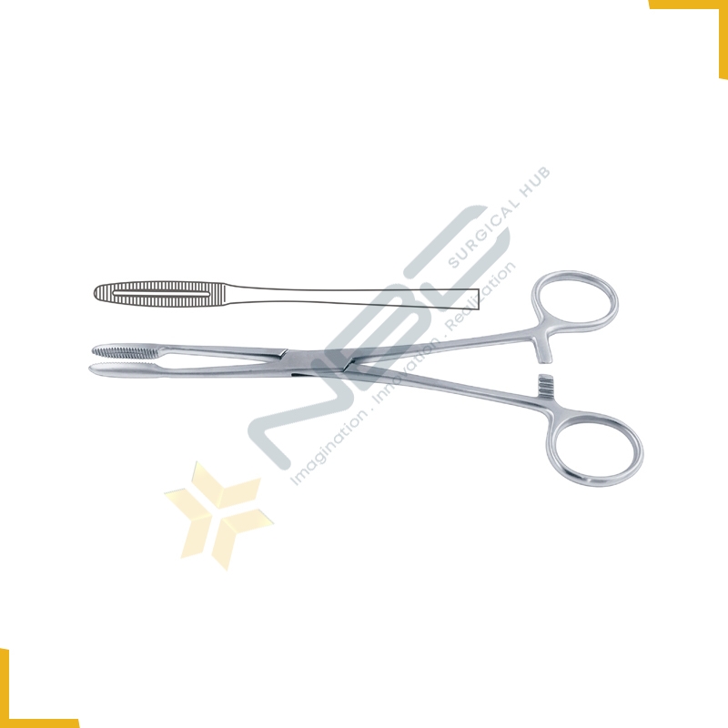 Gross-Maier Dressing Forcep Straight - With Ratchet