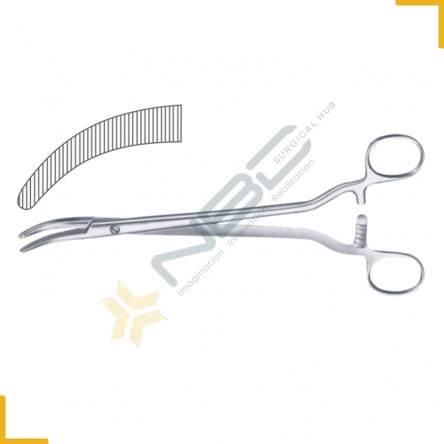 Segond Hysterectomy Forcep Curved