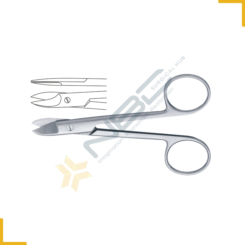 BeeBee Crown Scissor Straight One Toothed Cutting Edge