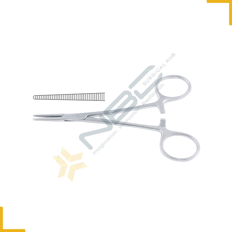 Halsted-Mosquito Haemostatic Forcep Straight - 1 x 2 Teeth