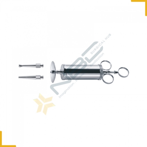 Ear Syringe Complete With Protection Disk and 2 Tips Capacity