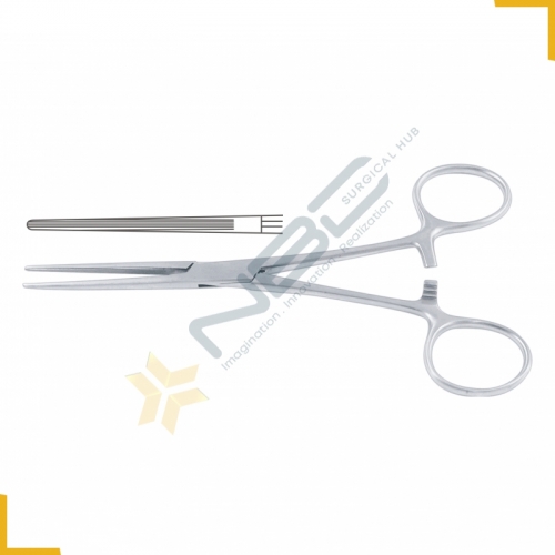 Bainbridge Haemostatic Forcep Straight - Longitudinally Serrated