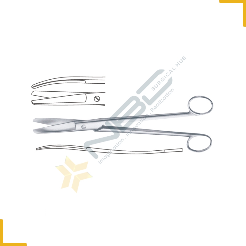 Sims Siebold Gynecological Scissor Curved