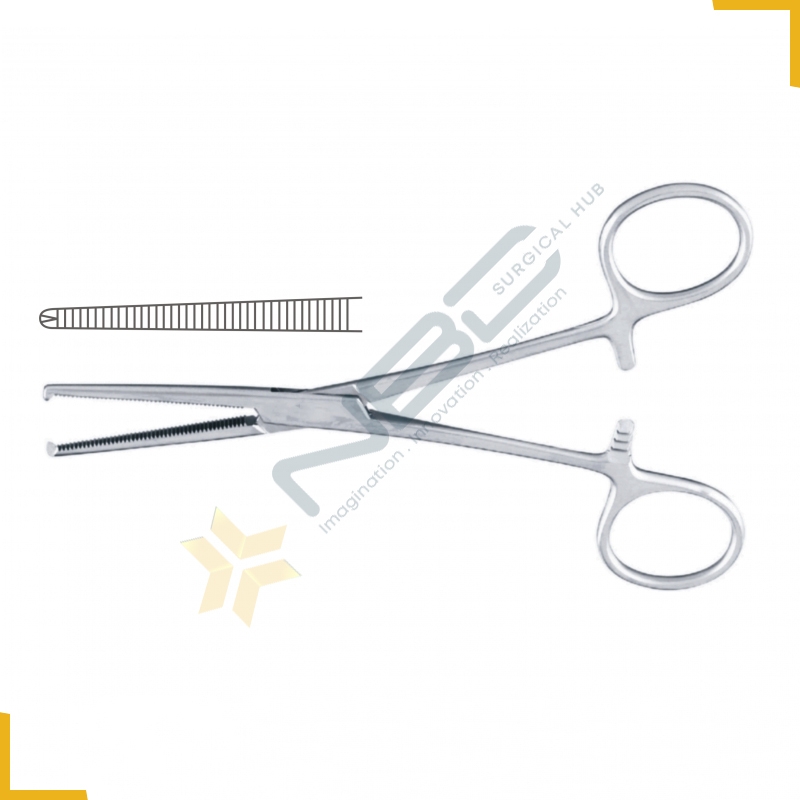 Kocher Haemostatic Forcep Straight - 1 x 2 Teeth