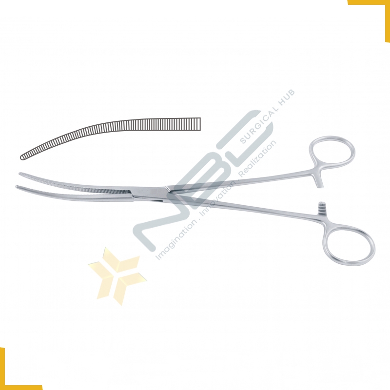 Crafoord Haemostatic Forcep Curved