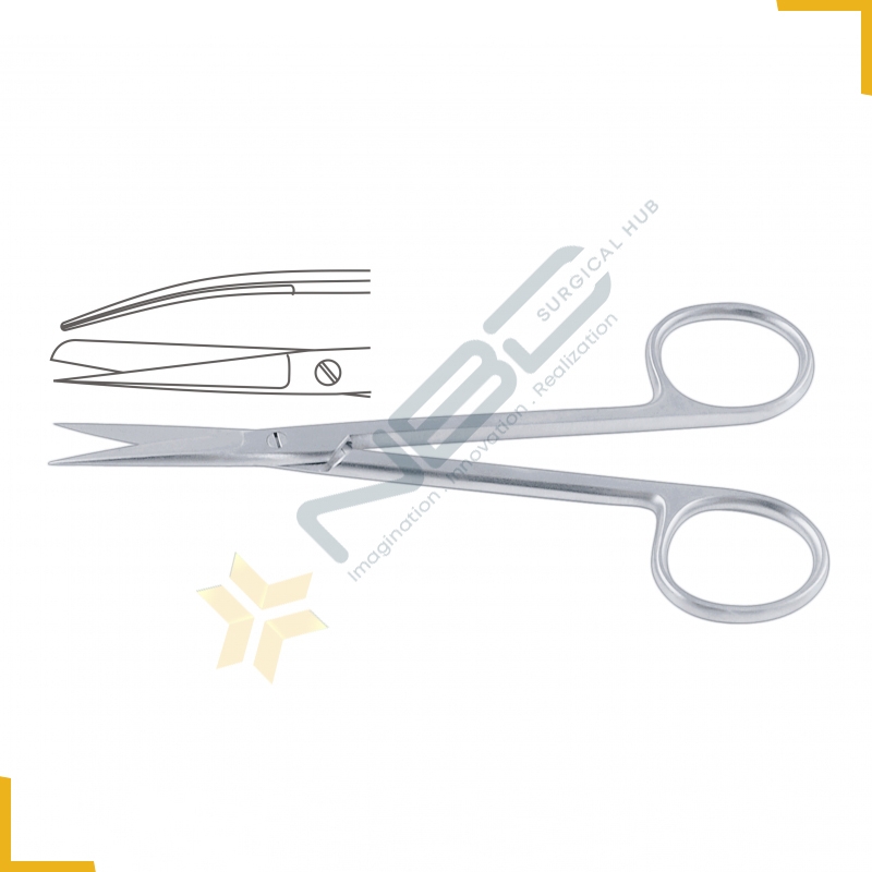 Small Model Operating Scissor Curved Sharp / Blunt