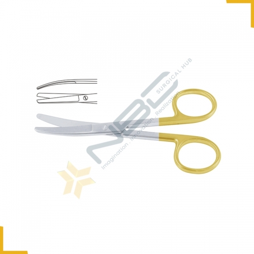 TC Operating Scissor Curved Blunt / Blunt