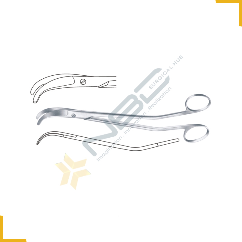 Bozemann Gynecological Scissor S Shaped