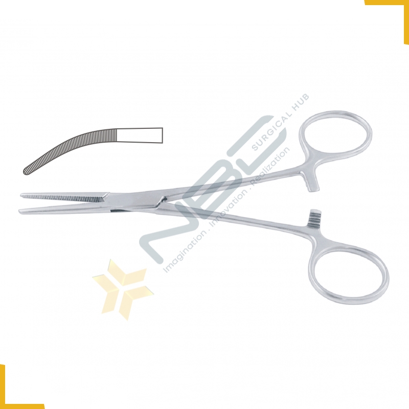 Kelly-Rankin Haemostatic Forcep Curved